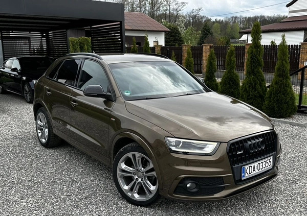 Audi Q3 cena 82900 przebieg: 184000, rok produkcji 2014 z Połaniec małe 497